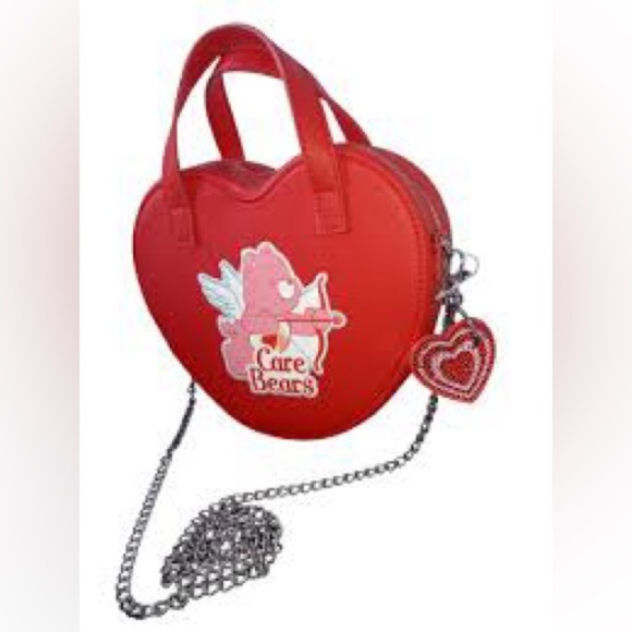 Handbags - Red Heart-Shaped Bag